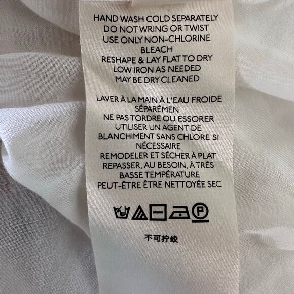 Anthropologie Maeve Shara Pleated Midi Dress Floral Modest | Pink White | SZ S - Picture 12 of 15